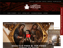 Tablet Screenshot of carmelitasalba.org